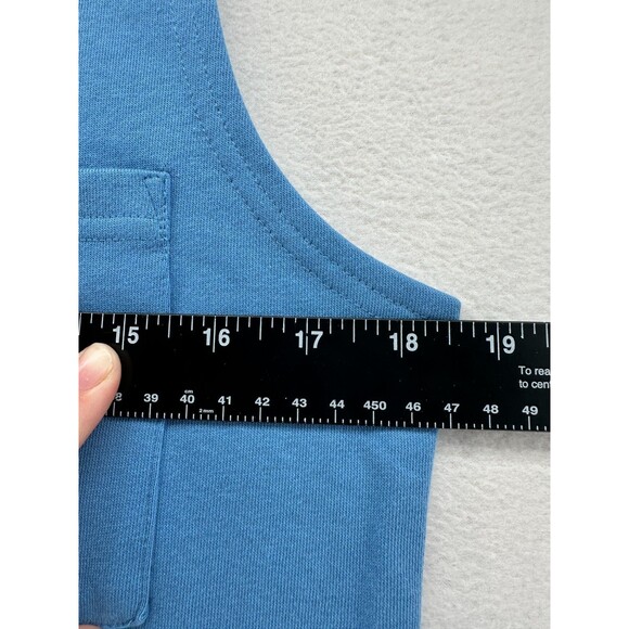 Smash & Tess Louisa Romper Jumpsuit Size S Parisian Blue Front Pockets Buttons - Picture 10 of 16